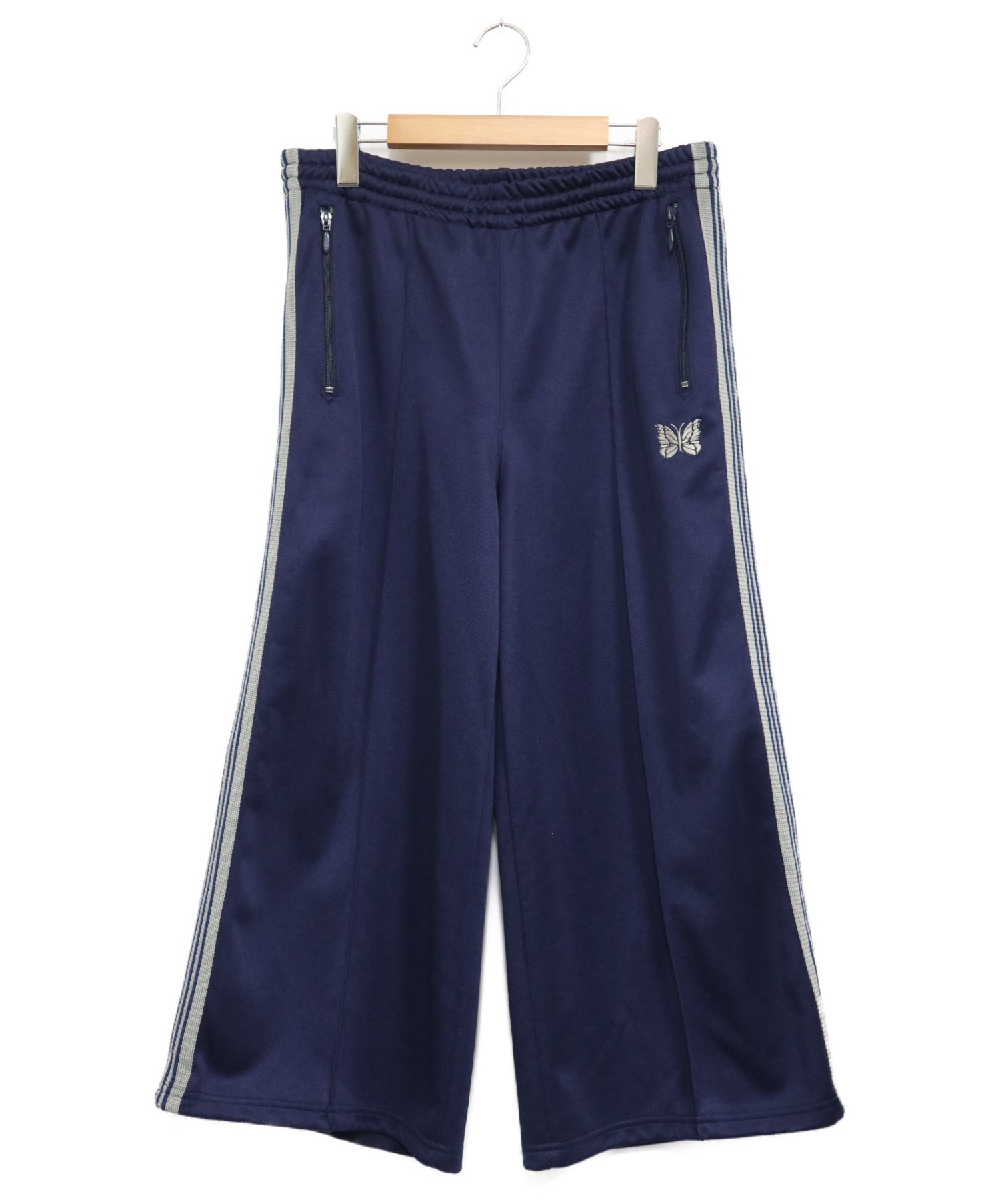 【中古・古着通販】NEEDLES (ニードルス) BAGGY TRACK PANTS ネイビー サイズM｜ブランド・古着通販 トレファク公式【TREFAC FASHION】