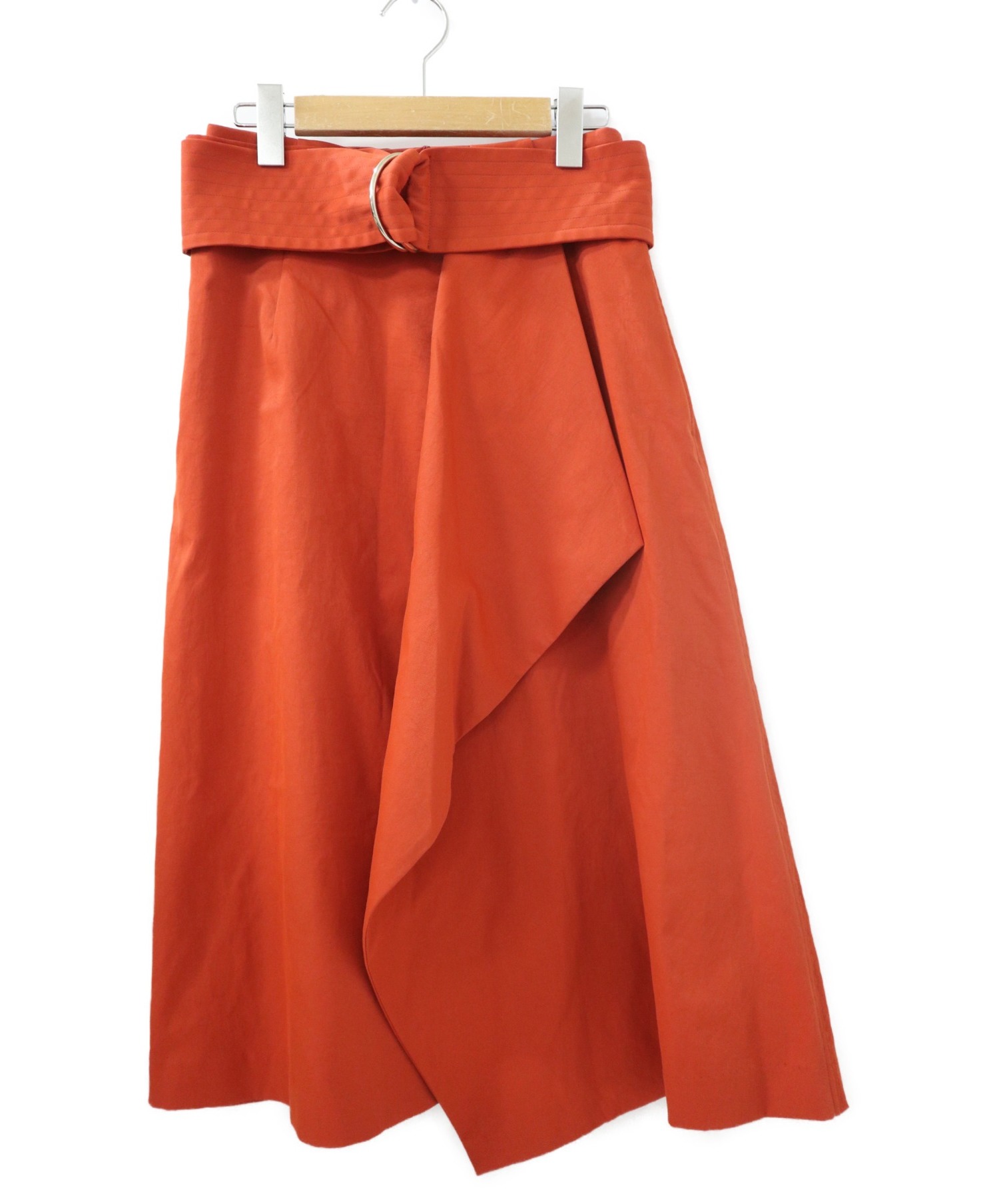 中古 古着通販 Elendeek エレンディーク ベルト付スカート オレンジ サイズ 00 ブランド 古着通販 トレファク公式 Trefac Fashion