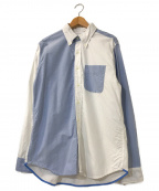 RANDT（アールアンドティー）の古着「ロングスリーブシャツ」｜ホワイト×ブルー