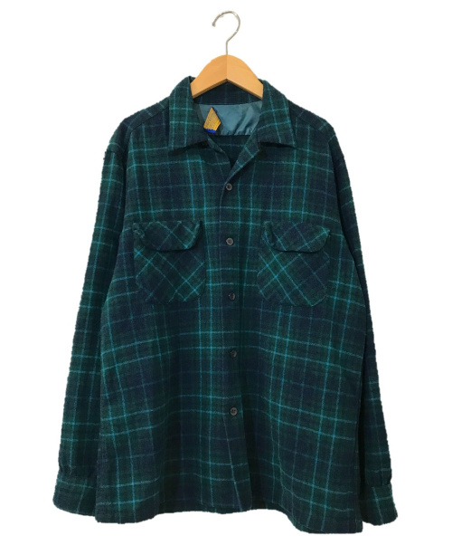 PENDLETON（ペンドルトン）PENDLETON (ペンドルトン) [古着]ヴィンテージネルシャツ グリーン サイズ:Lの古着・服飾アイテム
