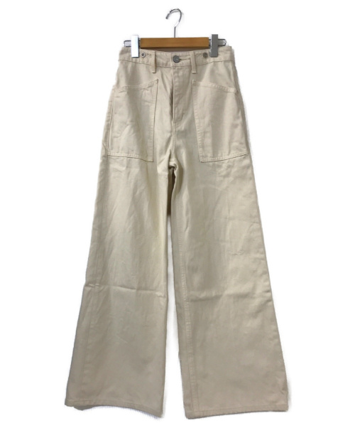 中古 古着通販 Moussy マウジー Suspender Wide Denim ホワイト サイズ 2 年モデル 人気完売品 ブランド 古着通販 トレファク公式 Trefac Fashion