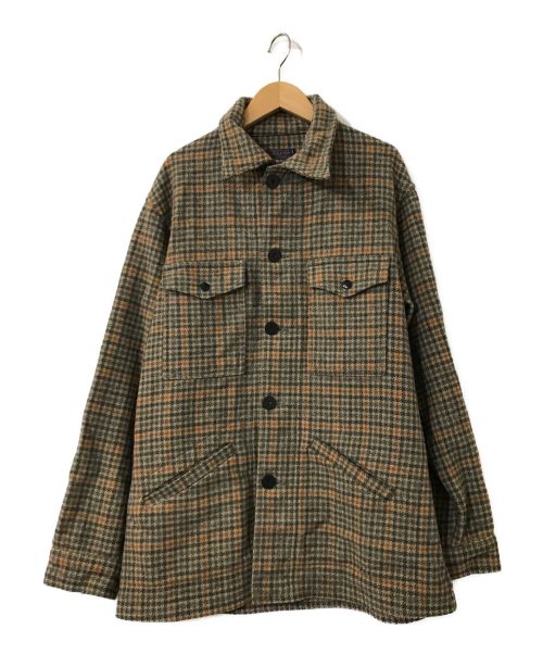 PENDLETON（ペンドルトン）PENDLETON (ペンドルトン) チェックウールジャケット ベージュ サイズ:Lの古着・服飾アイテム