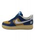 NIKE × UNDEFEATED (ナイキ × アンディフィーテッド) AIR FORCE 1 LOW SP COURT BLUE/WHITE-GOLDTONE サイズ:25.5：6800円