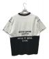 STAMPD (スタンプド) バイカラー刺繍Tシャツ ホワイト×ブラック サイズ:L：2980円