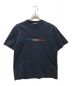 BALENCIAGA（バレンシアガ）の古着「PARISロゴ刺繍Tシャツ　594579 TGV48 8065」｜ネイビー