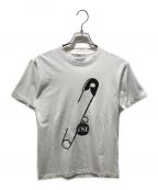 Yves Saint Laurentイヴサンローラン）の古着「プリントTシャツ」｜ホワイト