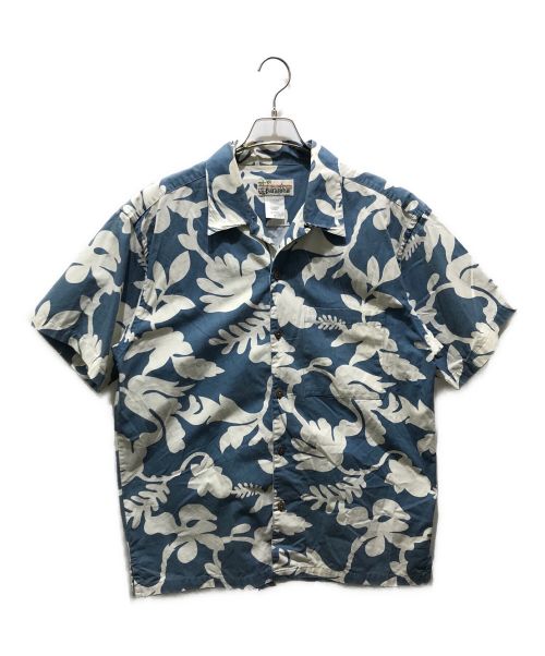 pataloha（パタロハ）pataloha (パタロハ) アロハシャツ　52280 ブルー サイズ:Mの古着・服飾アイテム