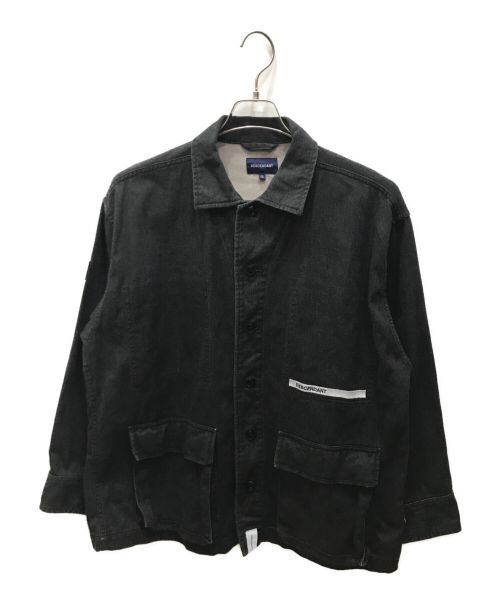 DESCENDANT（ディセンダント）DESCENDANT (ディセンダント) DWU WORK SHIRT ブラック サイズ:2の古着・服飾アイテム