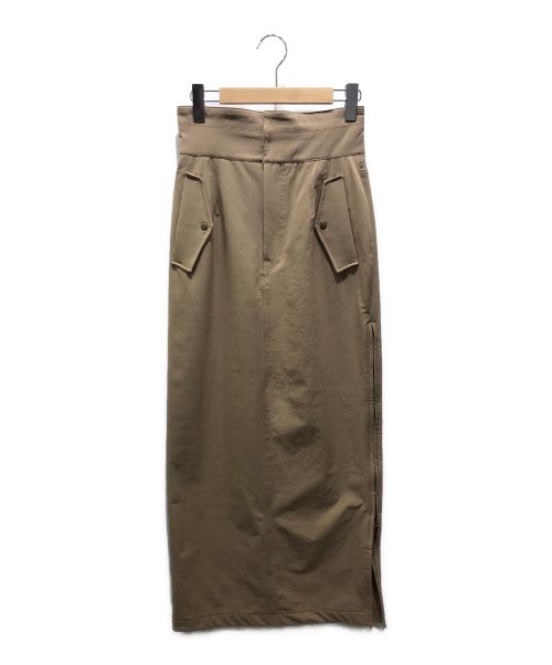 COCO DEAL（ココディール）COCO DEAL (ココディール) サイドZIPスリットスカート　72517546 ベージュ サイズ:2の古着・服飾アイテム