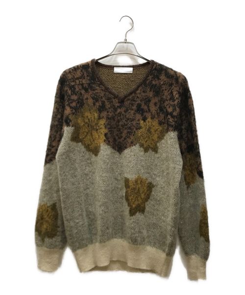 TOGA VIRILIS（トーガ ビリリース）TOGA VIRILIS (トーガ ビリリース) Jacquard Knit Pullover ブラウン サイズ:48の古着・服飾アイテム