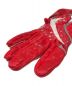 中古・古着 SUPREME×NIKE (シュプリーム×ナイキ) Football Gloves/フットボールグローブ レッド：5800円