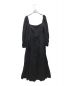 Rosarymoon (ロザリームーン) Eyelet Lace Balloon Sleeve Dress/アイレットレースバルーンスリーブドレス ブラック サイズ:F：11000円