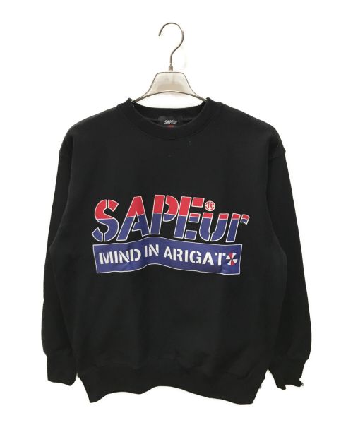 SAPEur（サプール）SAPEur (サプール) MIA SWEAT/ミア スウェット ブラック サイズ:L 未使用品の古着・服飾アイテム