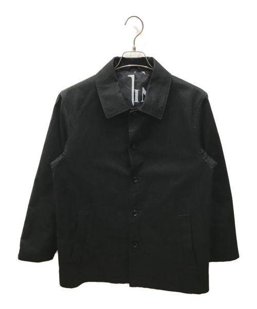 uniform experiment（ユニフォームエクスペリメント）uniform experiment (ユニフォームエクスペリメント) SOUTIEN COLLAR COAT/ステンカラーコート ブラック サイズ:2の古着・服飾アイテム