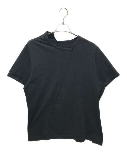 GROUND Y（グラウンドワイ）GROUND Y (グラウンドワイ) C Tight Tension Jersey T-shirt/C タイト テンション ジャージー Tシャツ GW-T03-040 ブラック サイズ:3の古着・服飾アイテム