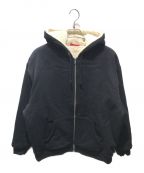 SUPREMEシュプリーム）の古着「Faux Fur Lined Zip Up Hooded　 22AWSweatshirt」｜ブラック