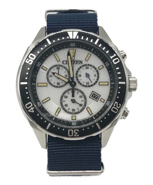 CITIZEN（シチズン）CITIZEN (シチズン) 腕時計　AT2500-19A　エコ・ドライブ ホワイトの古着・服飾アイテム