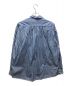 Porter Classic (ポータークラシック) ROLL UP TRICOLOR GINGHAM CHECK SHIRT/ロールアップトリコロールギンガムチェックシャツ ブルー サイズ:XL：14800円