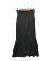 Louren (ローレン) mermaid pleats skirt　Lo-201-54 ブラック サイズ:M 未使用品：6800円