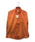 HERMES（エルメス）の古着「セリエボタンコーデュロイシャツ」｜オレンジ