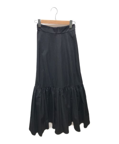 CLANE（クラネ）CLANE (クラネ) ボリュームティアードマキシスカート　10109-6112 ブラックの古着・服飾アイテム