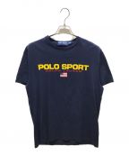 POLO SPORTポロスポーツ）の古着「ロゴプリントTシャツ」｜ネイビー