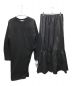 emmi atelier（エミアトリエ）の古着「ティアードスカート付きスエットトップス 13WF0224060」｜ブラック