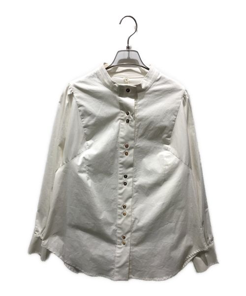 Sea Room lynn（シールームリン）Sea Room lynn (シールームリン) ショルダーボリュームチュニックシャツ ホワイト サイズ:FREE 未使用品の古着・服飾アイテム