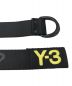Y-3 (ワイスリー) ベルト ブラック：4800円