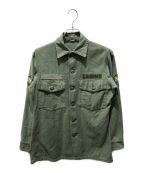 US ARMYユーエス アーミー）の古着「ヴィンテージミリタリーシャツ　 60s」｜グリーン