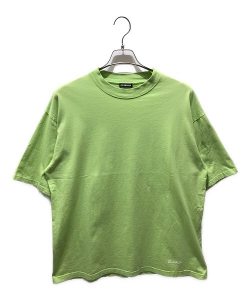 BALENCIAGA（バレンシアガ）BALENCIAGA (バレンシアガ) ロゴTシャツ　541853 黄緑 サイズ:Mの古着・服飾アイテム