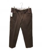 COOTIE PRODUCTIONSクーティープロダクツ）の古着「Cotton Kersey Work Trousers　CTE-20A102」｜ブラウン