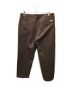 COOTIE PRODUCTIONS (クーティープロダクツ) Cotton Kersey Work Trousers　CTE-20A102 ブラウン サイズ:L 未使用品：12800円