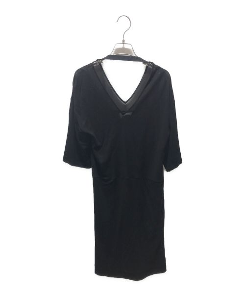 Maison Margiela（メゾンマルジェラ）Maison Margiela (メゾンマルジェラ) シアーレイヤードワンピース ブラック サイズ:38の古着・服飾アイテム