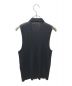 PLEATS PLEASE (プリーツプリーズ) ノースリーブジップシャツ　PP04-JE384 ブラック サイズ:3：24000円