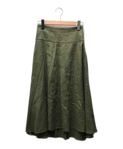 ATON（エイトン）ATON (エイトン) ロングスカート　7008325 グリーン サイズ:1の古着・服飾アイテム