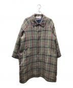 DISCOVEREDディスカバード）の古着「チェックコート　DC-AW19-CO-02」｜グレー