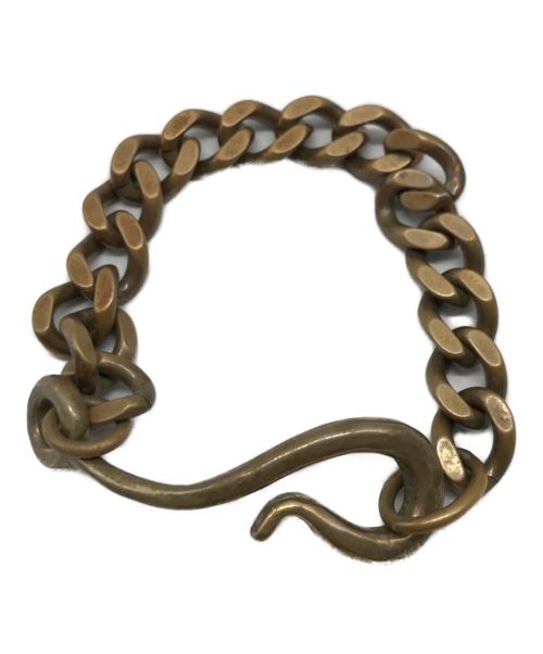 LHN JEWELRY（エルエイチエヌジュエリー）LHN JEWELRY (エルエイチエヌジュエリー) Large Hook Chain Bracelet ブロンズの古着・服飾アイテム