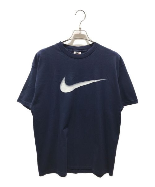 NIKE（ナイキ）NIKE (ナイキ) プリントTシャツ　90s-00s ネイビー サイズ:L 未使用品の古着・服飾アイテム