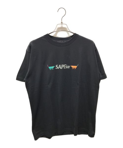 SAPEur（サプール）SAPEur (サプール) WANIDOGロッドマンTシャツ ブラック サイズ:L 未使用品の古着・服飾アイテム