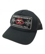 CHROME HEARTSクロムハーツ）の古着「Chomper Hollywood Trucker Hat」｜ブラック