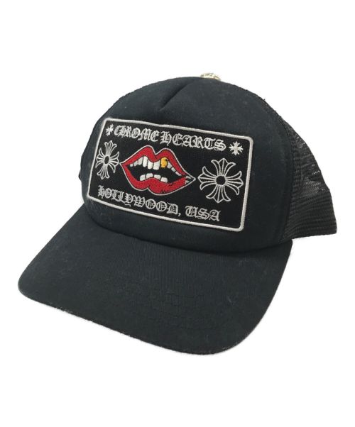 CHROME HEARTS（クロムハーツ）CHROME HEARTS (クロムハーツ) Chomper Hollywood Trucker Hat ブラックの古着・服飾アイテム