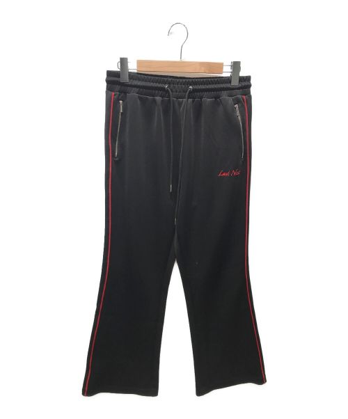 LAST NEST（ラストネスト）LAST NEST (ラストネスト) EMBROIDERED TRACK PANTS ブラック サイズ:XLの古着・服飾アイテム