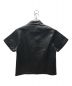 LAST NEST (ラストネスト) embroidered leather shirts ブラック サイズ:M：12000円
