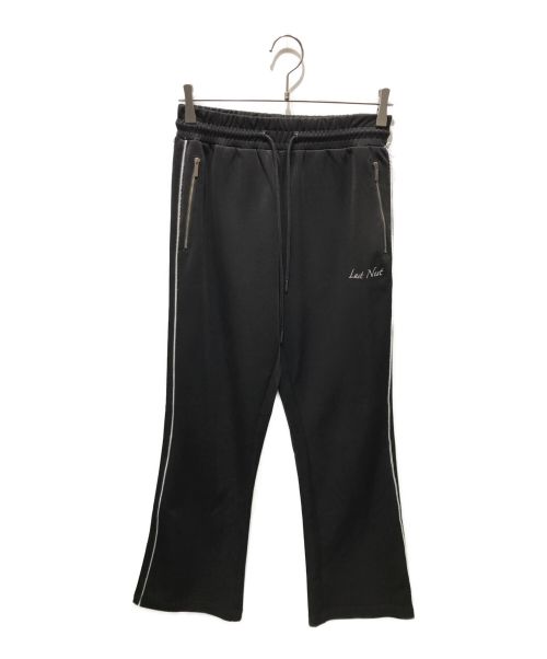 LAST NEST（ラストネスト）LAST NEST (ラストネスト) EMBROIDERED TRACK PANTS ブラック サイズ:Mの古着・服飾アイテム