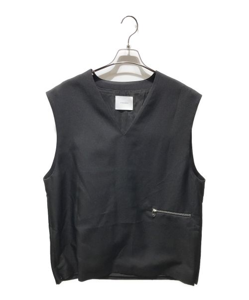 STERNBERG（スタンバーグ）STERNBERG (スタンバーグ) サイドジップベスト ブラック サイズ:Lの古着・服飾アイテム