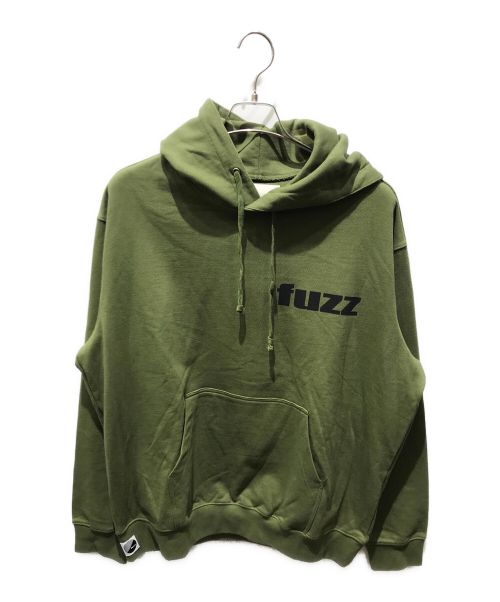 fuzz（fuzz）fuzz (fuzz) CLASSIC LOGO HOODIE オリーブ サイズ:L 未使用品の古着・服飾アイテム