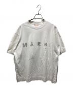 MARNIマルニ）の古着「ロゴプリントTシャツ　THJET49EPD」｜ホワイト