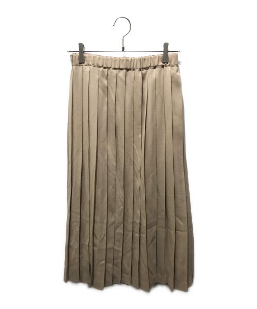 かぐれ（カグレ）かぐれ (カグレ) ウールプリーツスカート ベージュ サイズ:Freeの古着・服飾アイテム