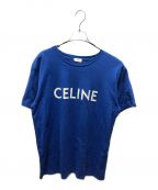 CELINEセリーヌ）の古着「ロゴプリントルーズフィットTシャツ　2X681501F」｜ブルー